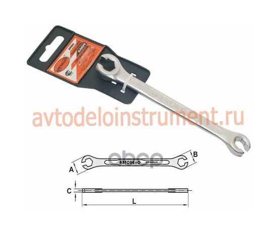 Купить КЛЮЧ ПРОКАЧНОЙ 13X14 PROFESSIONAL АВТОDЕЛО 34334