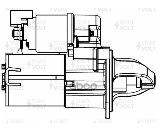 Купить СТАРТЕР ДЛЯ А/М HYUNDAI SOLARIS (10-)/KIA RIO (11-) 1.4I/1.6I (Z=9) 0,9КВТ STARTVOLT LST 0808