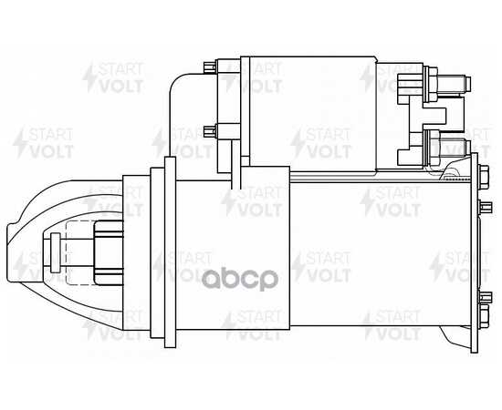 Купить СТАРТЕР ДЛЯ А/М CHEVROLET CAPTIVA C140 (10-)/OPEL ANTARA (10-) 2.4I/2.2D 1,2КВТ (LST 0505)