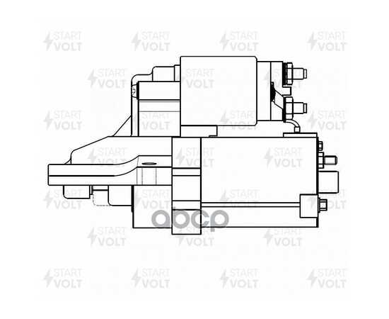 Купить СТАРТЕР ДЛЯ А/М FORD FOCUS II (04-)/C-MAX (07-) 1.8I MT 1,4КВТ STARTVOLT LST 1003