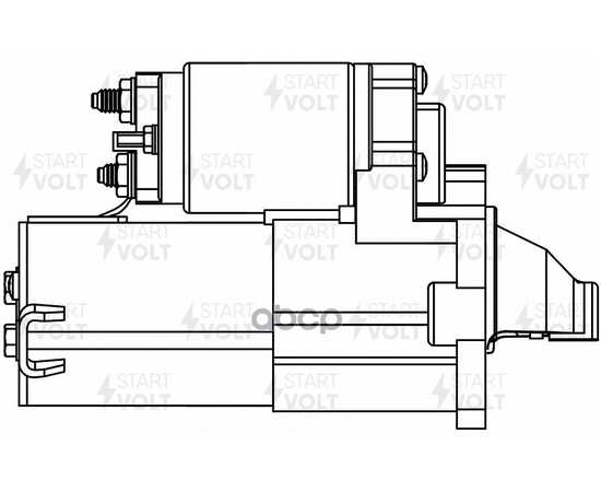 Купить СТАРТЕР ДЛЯ А/М CHERY QQ6 (06-) 0.8I/1.1I 1,1КВТ STARTVOLT LST 2722