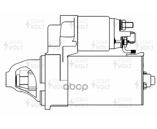 Купить СТАРТЕР ДЛЯ А/М BMW 5 F10 (10-)/3 F30 (12-)/X3 F25 (11-) 2.0T MT 1,7КВТ STARTVOLT LST 2608