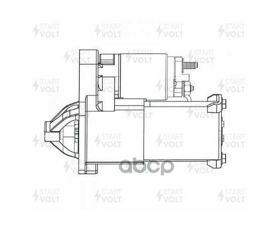 Купить СТАРТЕР ДЛЯ А/М CHERY INDIS (10-)/KIMO (07-) 1.3I 1,1КВТ STARTVOLT LST 2702