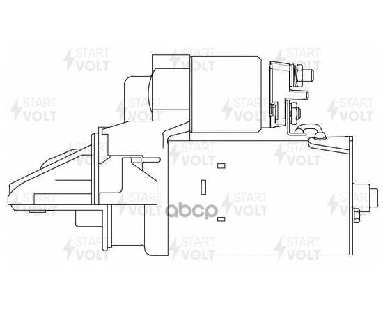 Купить СТАРТЕР ДЛЯ А/М FORD TRANSIT (11-)/PEUGEOT BOXER (11-)/CITROEN JUMPER (11-) 2.2TDCI 2,2КВТ STARTVOLT LST 1022