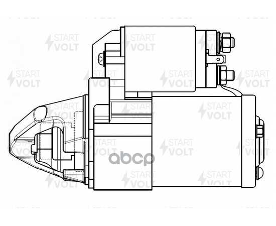 Купить СТАРТЕР ДЛЯ А/М MITSUBISHI OUTLANDER III (12-) 2.0I/LANCER X (07-) 1.8I 1,6КВТ STARTVOLT LST 1112