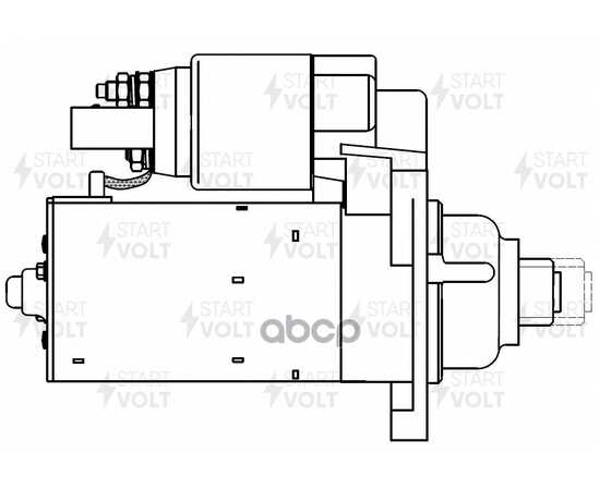 Купить СТАРТЕР ДЛЯ А/М VAG TRANSPORTER T5 (03-)/MULTIVAN V (03-) 1.9TDI 1,7КВТ (LST 1840)