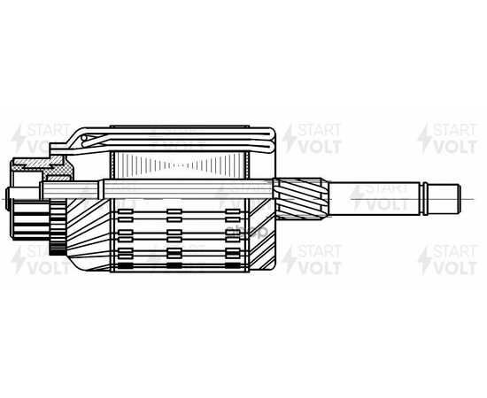 Купить РОТОР СТАРТЕРА ДЛЯ А/М NISSAN NOTE (02-) 1.1I-1.4I STARTVOLT SR 1403