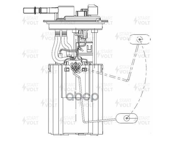 Купить МОДУЛЬ ТОПЛ. НАСОСА ДЛЯ А/М LIFAN SOLANO (08-) 1.6I/1.8I STARTVOLT SFM 1564