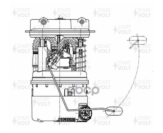 Купить МОДУЛЬ ТОПЛИВНОГО НАСОСА ДЛЯ А/М RENAULT DUSTER 10-/KAPTUR 16- 2.0I SFM0916