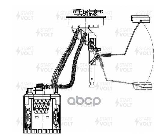 Купить МОДУЛЬ ТОПЛ. НАСОСА ДЛЯ А/М VAG GOLF III (91-) 1.4I/1.6I/1.8I STARTVOLT SFM 2101