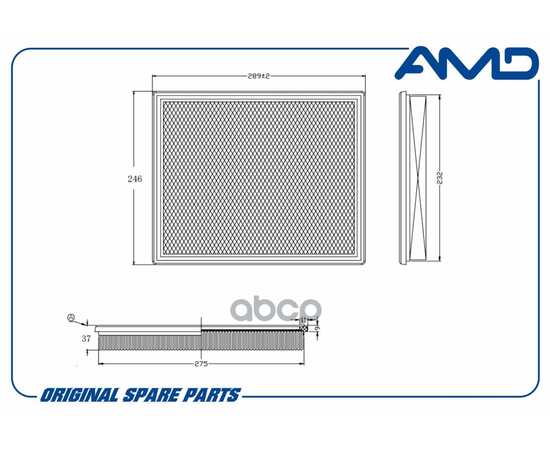 Купить ФИЛЬТР ВОЗДУШНЫЙ 16546-7S000 AMD.FA339