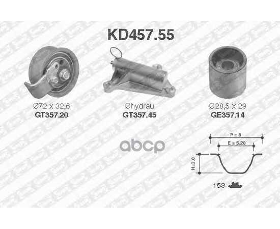 Купить КОМПЛЕКТ ГРМ KD457.55