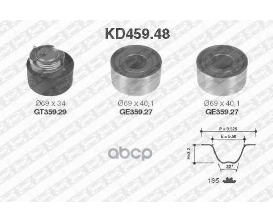 Купить РЕМКОМПЛЕКТ ГРМ LAND ROVER SNR NTN-SNR KD45948