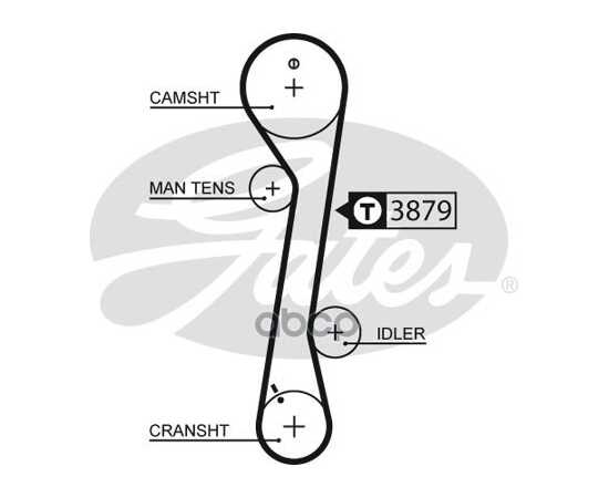 Купить РЕМЕНЬ ЗУБЧАТЫЙ 5457XS 113 X 1 (8597-15457)