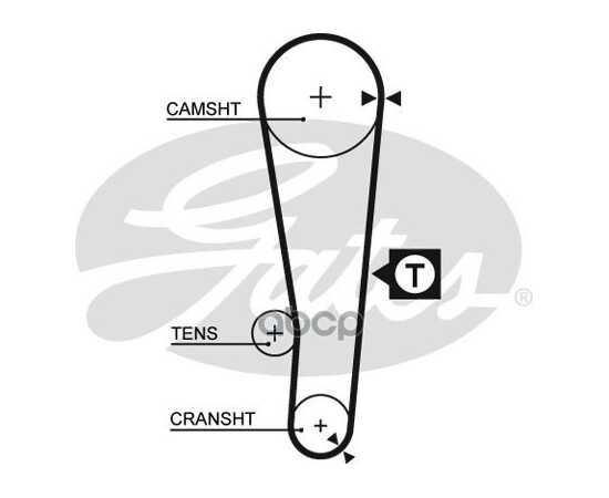 Купить РЕМЕНЬ ГРМ GATES 5386XS