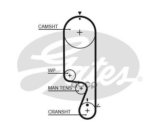 Купить РЕМКОМПЛЕКТ ГРМ GATES K025535XS