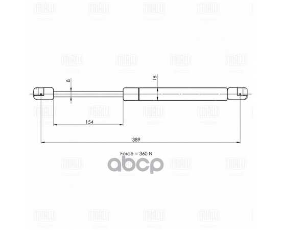 Купить АМОРТИЗАТОР УПОР ДЛЯ А/М VW TRANSPORTER T5 03-/MULTIVAN 03- КАПОТА GS1847