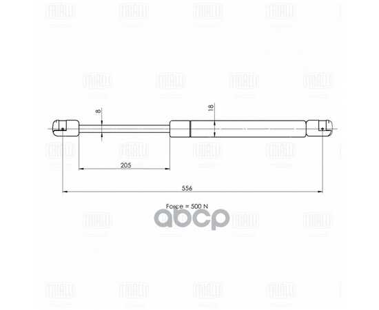 Купить АМОРТИЗАТОР УПОР ДЛЯ А/М FORD FUSION 02- КРЫШКИ БАГАЖНИКА GS1015