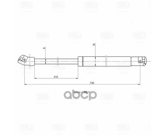 Купить АМОРТИЗАТОР УПОР ДЛЯ А/М VW PASSAT B6 05- КАПОТА GS1830