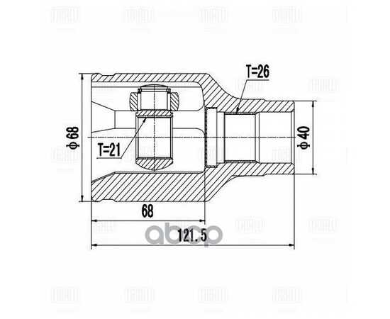 Купить ШРУС ДЛЯ А/М SUZUKI LIANA (02-) 1.6I (ВНУТР. ПРАВ.) (GO 2405)