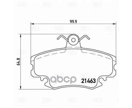 Купить КОЛОДКИ ТОРМОЗНЫЕ ПЕРЕДНИЕ RENAULT LOGAN 04-/MEGANE 96- PF095101