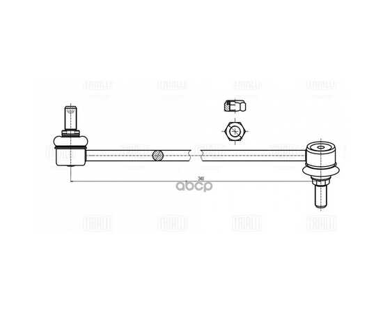 Купить СТОЙКА СТАБИЛИЗАТОРА HYUNDAI SANTA FE (06-),KIA SORENTO (09-) (ПЕРЕД.ПРАВ.) SP 0815