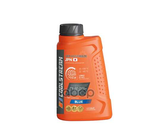 Купить АНТИФРИЗ COOLSTREAM ANTIFREEZE JPN G11 ГОТОВЫЙ -40 СИНИЙ 1 Л CS-011001