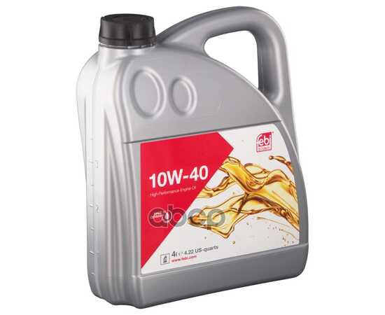 Купить МАСЛО МОТОРНОЕ FEBI MOTOR OIL 10W-40 ПОЛУСИНТЕТИЧЕСКОЕ 4 Л 32932