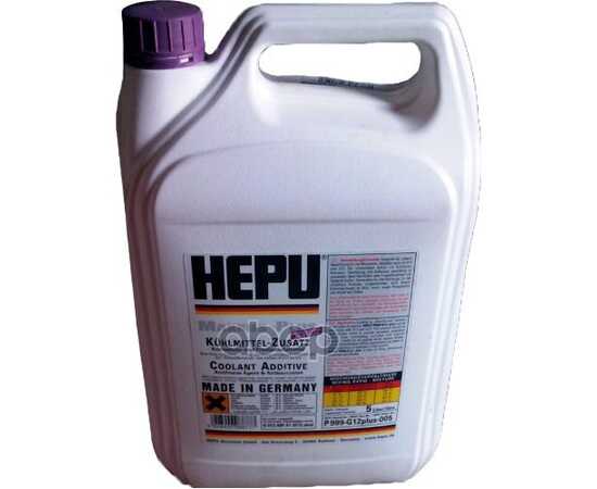 Купить АНТИФРИЗ HEPU COOLANT G12 КОНЦЕНТРАТ ФИОЛЕТОВЫЙ 5 Л P999-G12PLUS-005