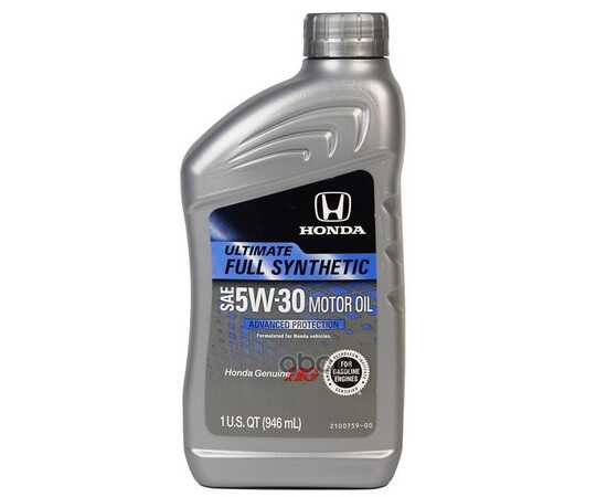 Купить МАСЛО МОТОРНОЕ HONDA ULTIMATE FULL SYNTHETIC 5W-30 СИНТЕТИЧЕСКОЕ 0.946 Л 08798-9139