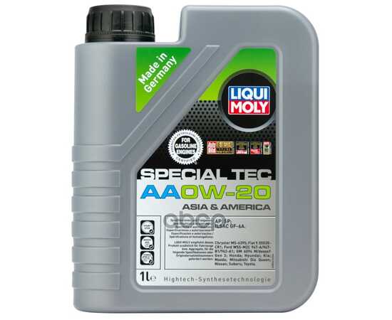 Купить МАСЛО МОТОРНОЕ LIQUI MOLY SPECIAL TEC AA 0W-20 СИНТЕТИЧЕСКОЕ 1 Л 8065