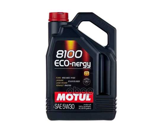 Купить МАСЛО МОТОРНОЕ MOTUL 8100 ECO-NERGY 5W-30 СИНТЕТИЧЕСКОЕ 4 Л 111860