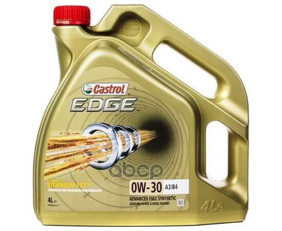 Купить МАСЛО МОТОРНОЕ 0W30 CASTROL 4Л EDGE A3B4 TITANIUM FST EU 15A79E