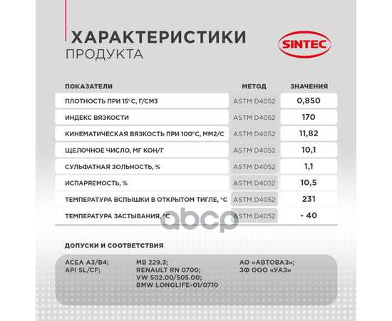 Купить МАСЛО МОТОРНОЕ SINTEC PLATINUM 7000 5W-30 A3/B4 SL/CF 4Л