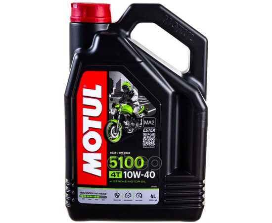 Купить МАСЛО МОТОРНОЕ MOTUL 5100 4T 10W-40 СИНТЕТИЧЕСКОЕ 4 Л 112125