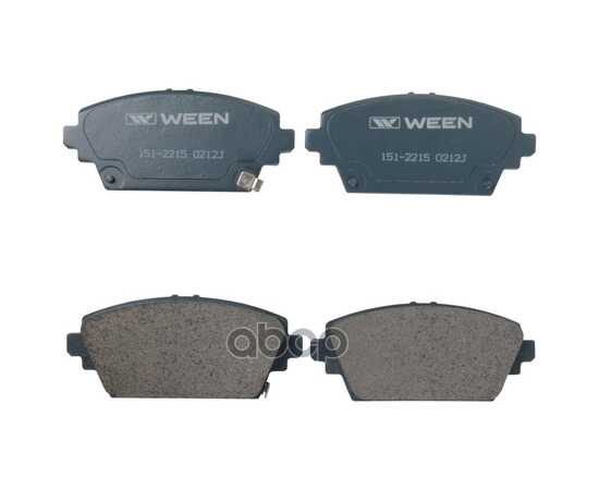 Купить ТОРМОЗНЫЕ КОЛОДКИ ДИСКОВЫЕ ПЕРЕДНИЕ NISSAN ALMERA (N16, V10), PRIMERA (P12, WP12) WEEN 151-2215