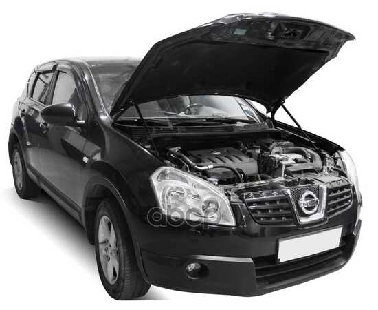 Купить ГАЗОВЫЕ УПОРЫ КАПОТА АВТОУПОР ДЛЯ NISSAN QASHQAI I 2006-2014, 2 ШТ., UNIQAS012