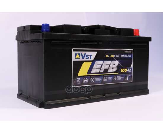 Купить АККУМУЛЯТОР VST EFB STOP&GO 100 А/Ч ОБРАТНАЯ R+ 353X175X190 EN930 А