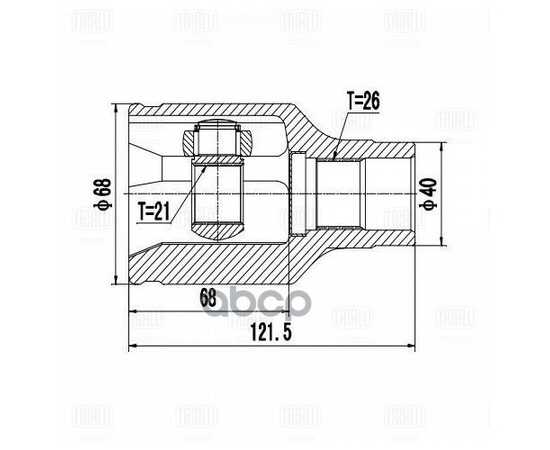 Купить ШРУС ДЛЯ А/М SUZUKI LIANA (02-) 1.6I (ВНУТР. ПРАВ.) (GO 2405)