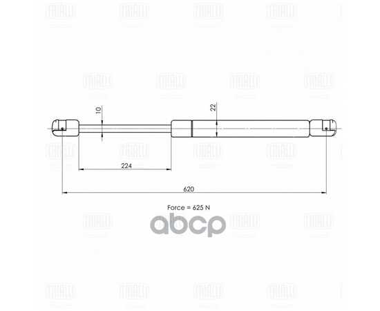 Купить АМОРТИЗАТОР УПОР ДЛЯ А/М CITROEN BERLINGO MULTISPACE 08- КРЫШКИ БАГАЖНИКА С ОТКР.СТЕКЛОМ GS2003