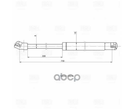 Купить АМОРТИЗАТОР УПОР ДЛЯ А/М VW GOLF VI 08- КАПОТА GS1813