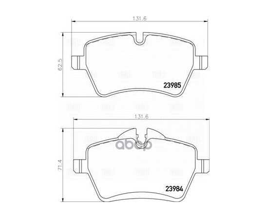 Купить КОЛОДКИ ТОРМ. ДЛЯ А/М MINI COOPER S/D/SD 06- ДИСК. ПЕРЕД. В КОМПЛ. С ДАТЧИКОМ PF4388