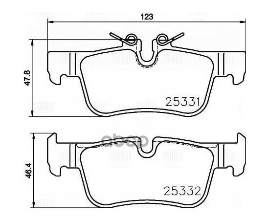 Купить КОЛОДКИ ТОРМ. ДЛЯ А/М BMW X1 (F48) (15-)/2 (F45) (14-) ДИСК. ЗАД. (В КОМПЛ. С ДАТЧИКОМ) TRIALLI PF 4049