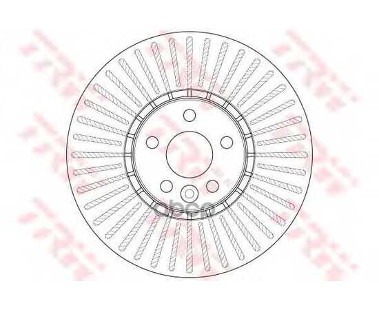 Купить ДИСК ТОРМОЗНОЙ ПЕРЕДНИЙ VOLVO XC60 2010- (328ММ) DF6472S