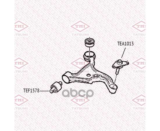 Купить ОПОРА ШАРОВАЯ НИЖНЯЯ L/R VOLVO S60/S80/V70/XC70 00-> TATSUMI TEA1013