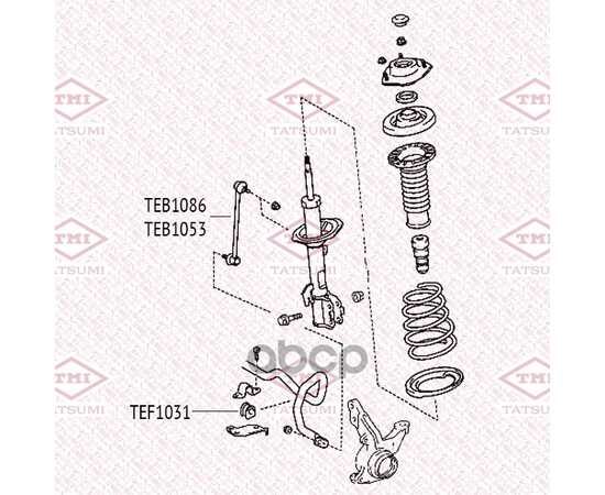 Купить ТЯГА СТАБИЛИЗАТОРА ПЕРЕДНЯЯ L/R TOYOTA RAV4 01- TEB1053