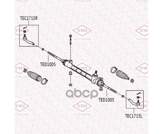 Купить НАКОНЕЧНИК РУЛЕВОЙ ТЯГИ R TOYOTA AURIS/COROLLA 05-> TATSUMI TEC1715R