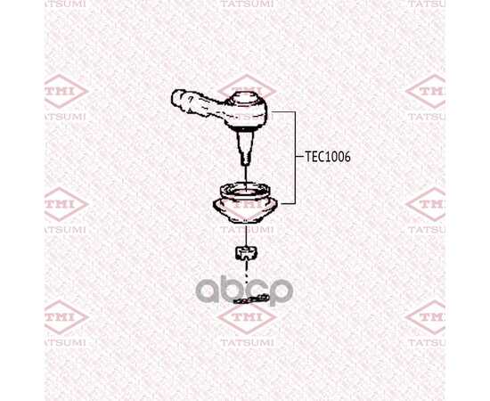 Купить НАКОНЕЧНИК РУЛЕВОЙ ТЯГИ LR TATSUMI TEC1006