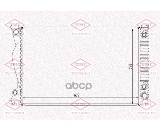 Купить РАДИАТОР ОХЛАЖДЕНИЯ AUDI A6 04-> TATSUMI TGA1073