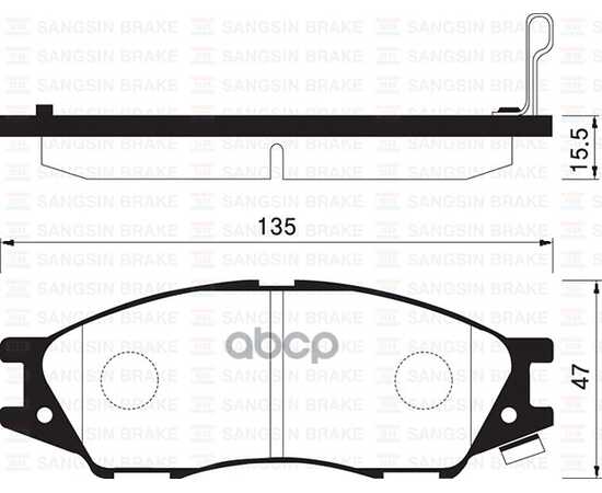 Купить КОЛОДКИ ТОРМОЗНЫЕ ДИСКОВЫЕ NISSAN ALMERA 2.5/2.2DCI 03/SUNNY ALL 99 SP1156